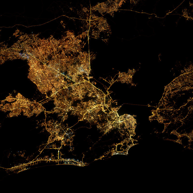 Illustration for article titled These Stunning Satellite Images of Cities Were Really Made With Data